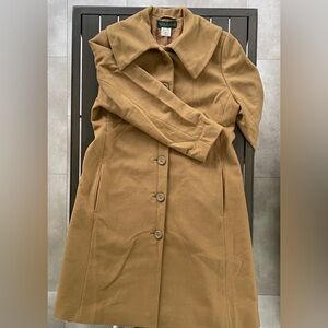 VINTAGE 80s 90s HARVE BENARD CLASSIC WOOL TRENCH COAT!!